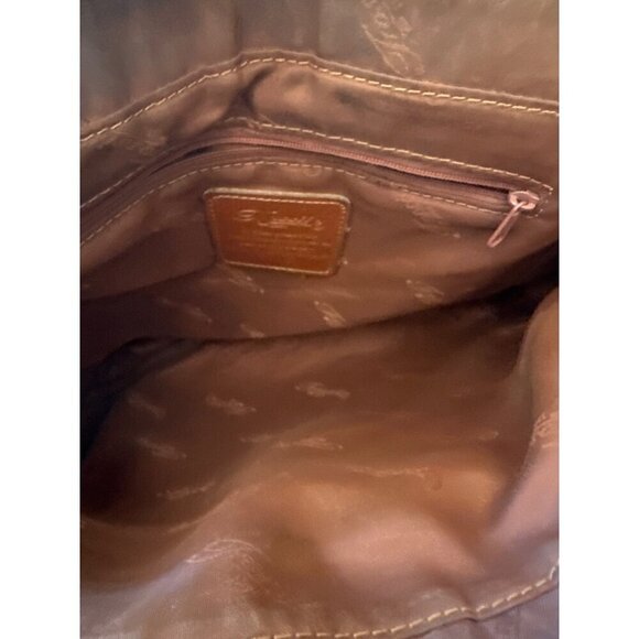 Fossil Genuine Leather Shoulder Bag With Zippered Pocket & Adjustable Strap - Picture 6 of 8